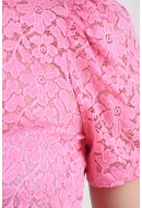 Bluza Dama Only New Alba Cropped Puff Sachet Pink
